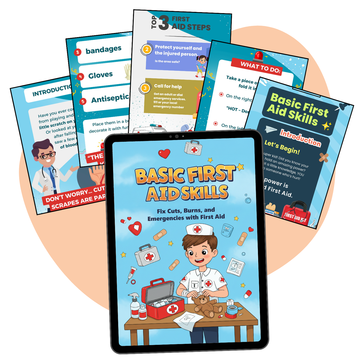 Basic First Aid Skills: Fix Cuts, Burns, and Emergencies with First Aid