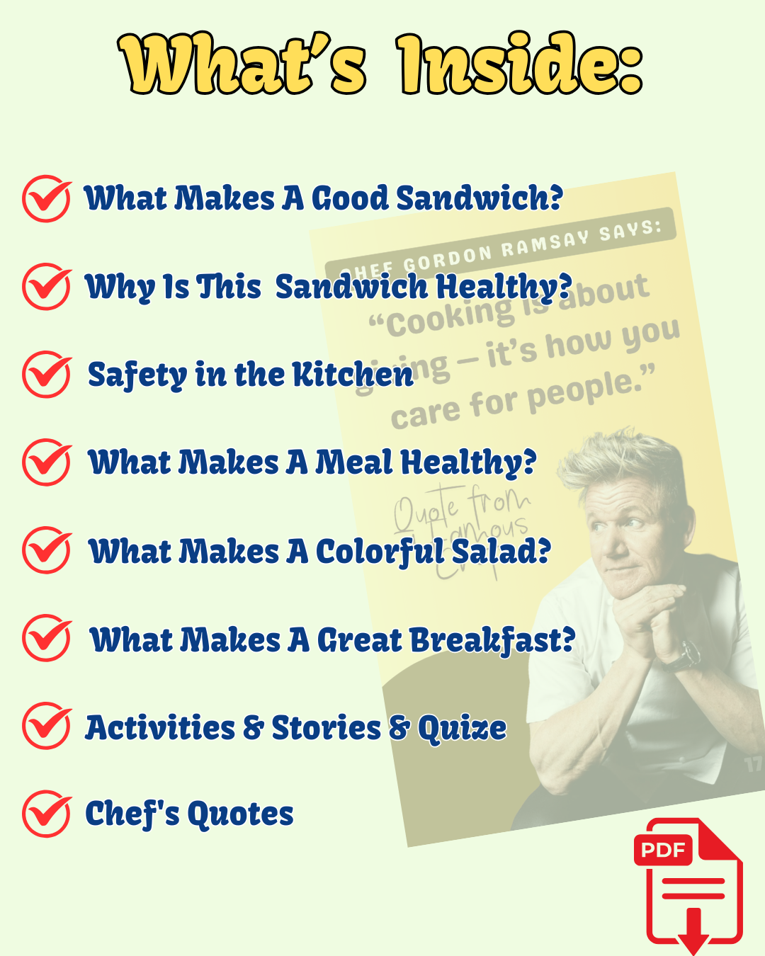 Cooking/recipe Skill Tree Basic Cooking Skills