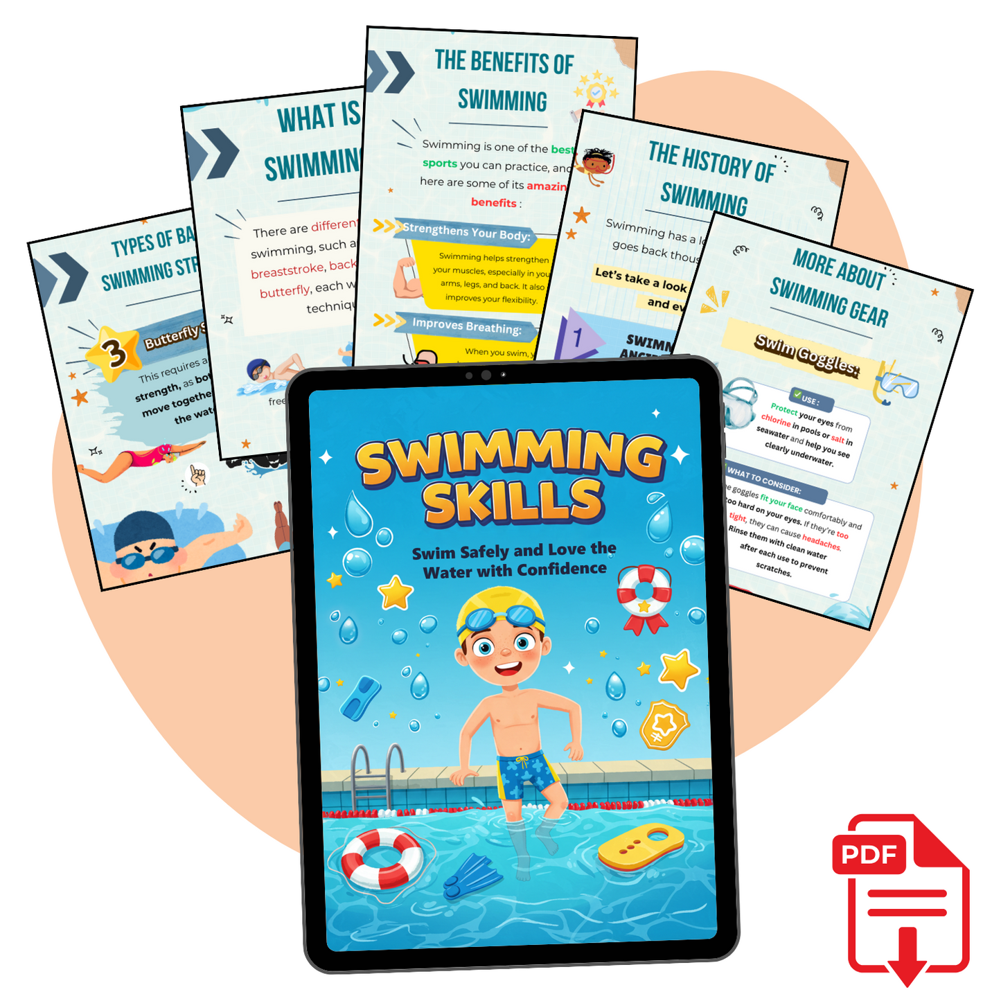 Swimming Skills: Swim Safely and Love the Water with Confidenc - My Brighter Minds