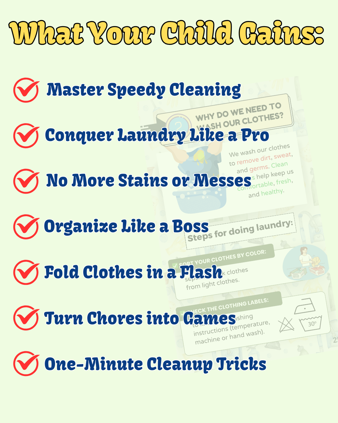 Cleaning and Laundry Skills: Clean Your Space and Master Laundry in Minutes