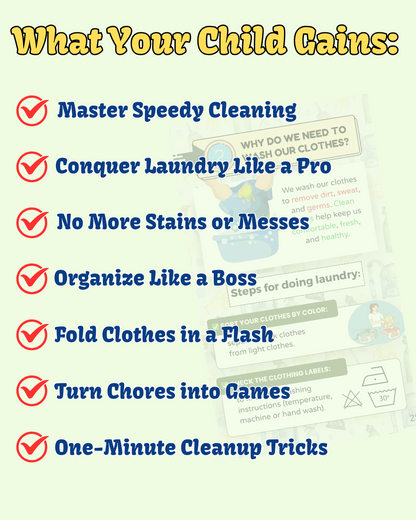 Cleaning and Laundry Skills: Clean Your Space and Master Laundry in Minutes
